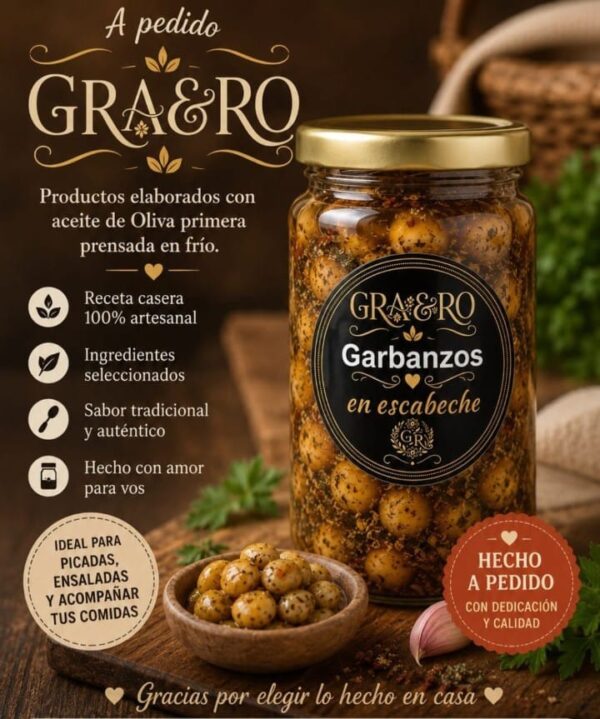 Garbanzos en escabeche