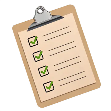 Pngtree Light Brown Clipboard With Checklist And Green Checkmarks Png Image 17326344